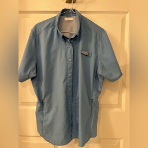 Columbia Light Blue Casual Shirt